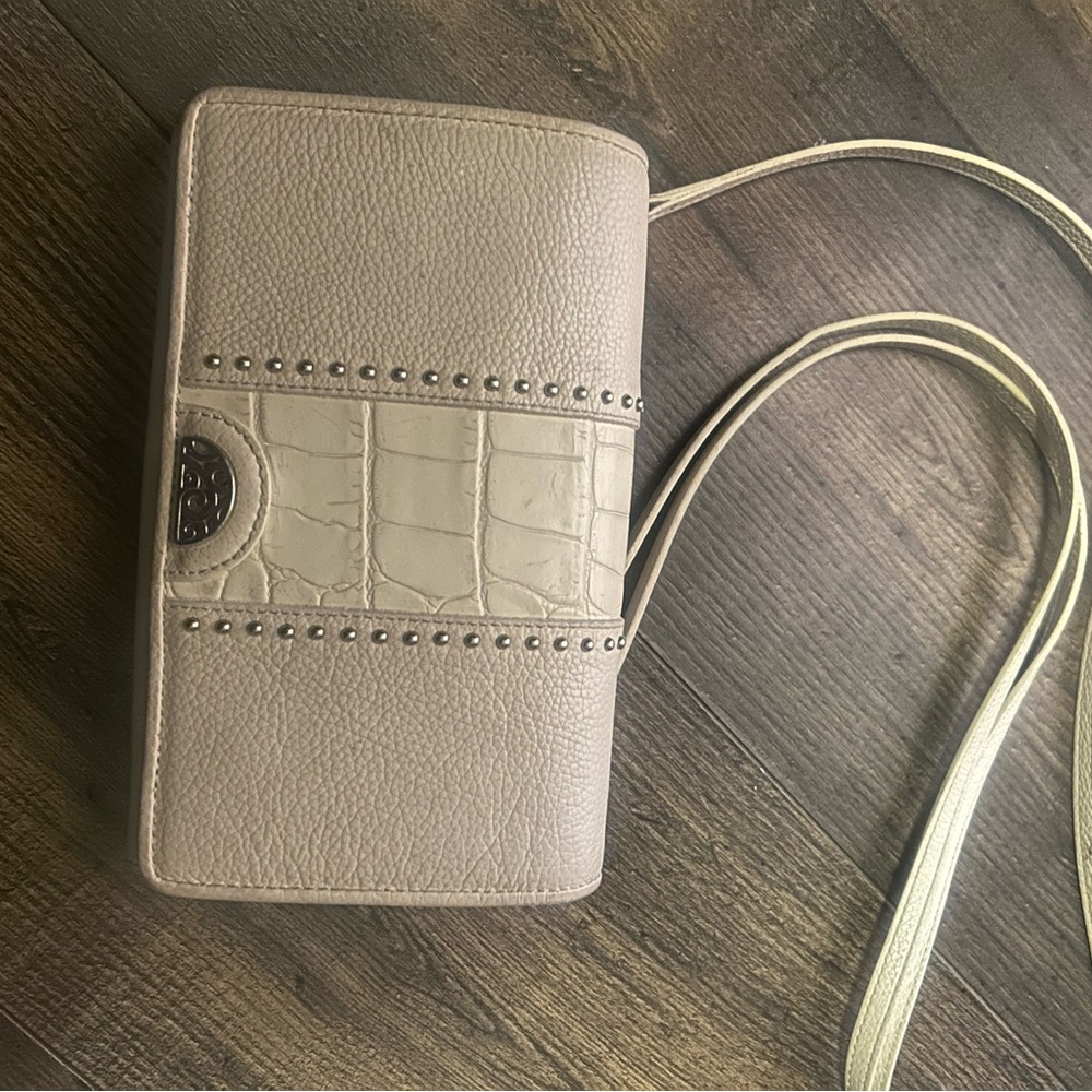 Brighton Cream Textured Crossbody Bag